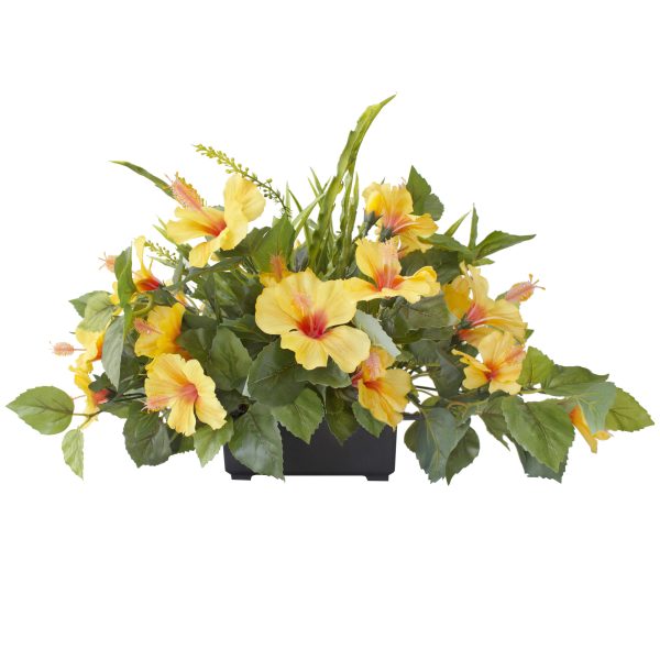Centre_de_table-hibiscus-jaune-decoration-exterieur-fausse_plante