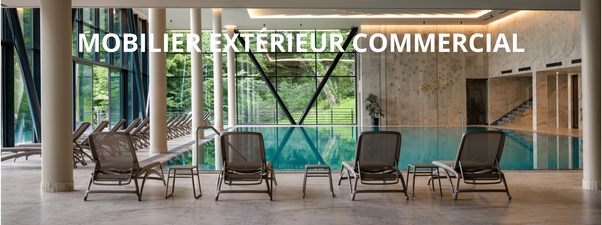 Mobilier extérieur commercial pour professionnels